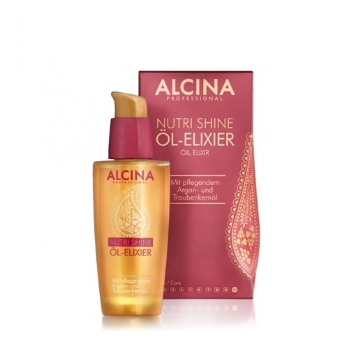 Alcina Nutri Shine Ol Elixier maitinamasis ir žvilgesio suteikiantis aliejinis eliksyras (50 ml) 