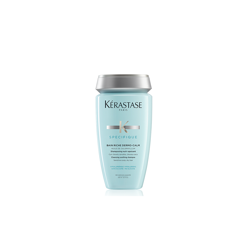 Kerastase Specifique Bain Riche Dermo-Calm raminamasis šampūnas jautriai galvos odai ir sausiems plaukams (250 ml)