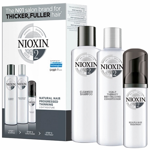 Nioxin Trialkit System 2 galvos odos ir plaukų priežiūros rinkinys