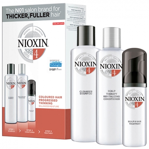 Nioxin System 4 galvos odos ir plaukų priežiūros rinkinys