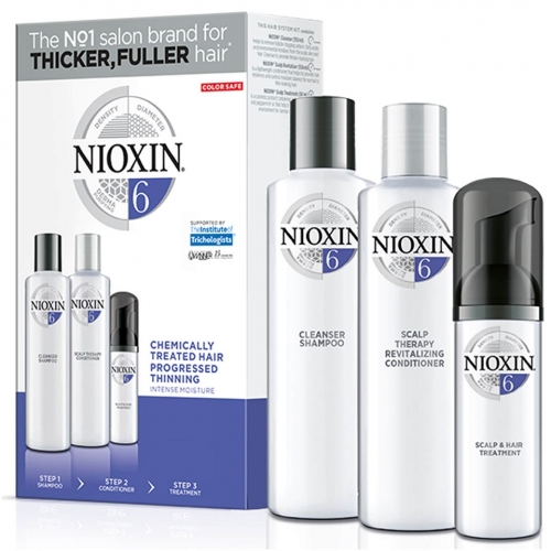 Nioxin System 6 galvos odos ir plaukų priežiūros rinkinys