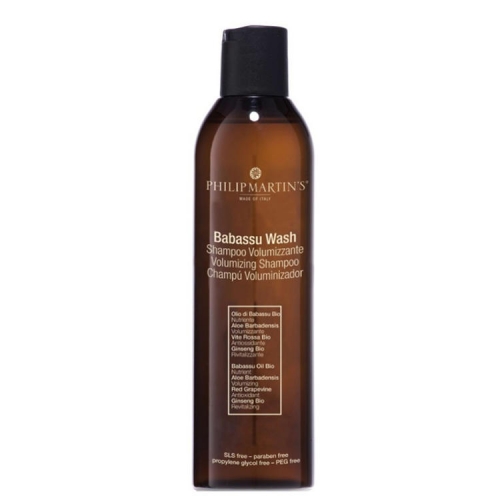 Philip Martin's Babassu Wash apimties suteikiantis šampūnas ploniems plaukams (250 ml)