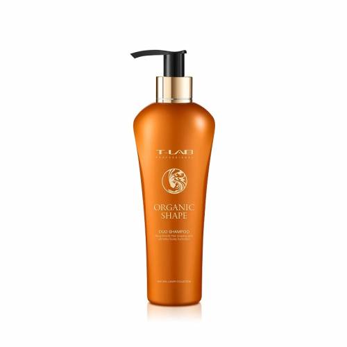 T-LAB Professional Organic Shape Duo garbanotų ar sunkiai suvaldomų plaukų šampūnas (300ml)