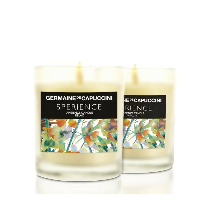 Germaine de Capuccini Sperience Relax aromaterapinė energijos suteikianti žvakė