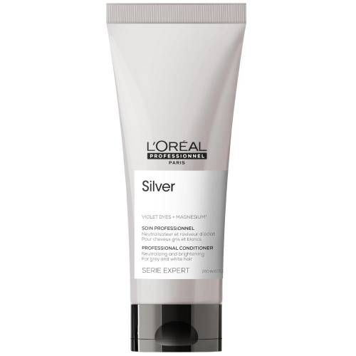 L'Oreal Professionnel Silver gelsvą atspalvį neutralizuojantis kondicionierius žiliems ir šviesintiems plaukams (200 ml)
