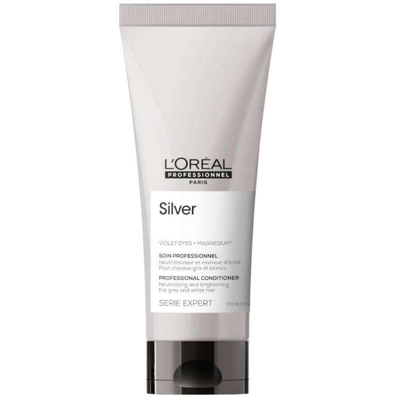 L'Oreal Professionnel Silver gelsvą atspalvį neutralizuojantis kremas žiliems ir šviesintiems plaukams (200 ml)