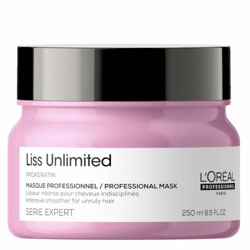 L'oreal Professionnel Liss Unlimited lyginamoji kaukė nepaklusniems plaukams (250 ml)