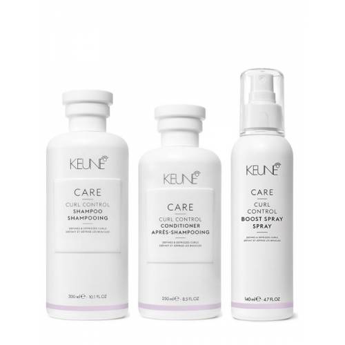 Keune Care Curl Control rinkinys garbanotų plaukų priežiūrai ir drėkinimui (300 + 250 + 140 ml)
