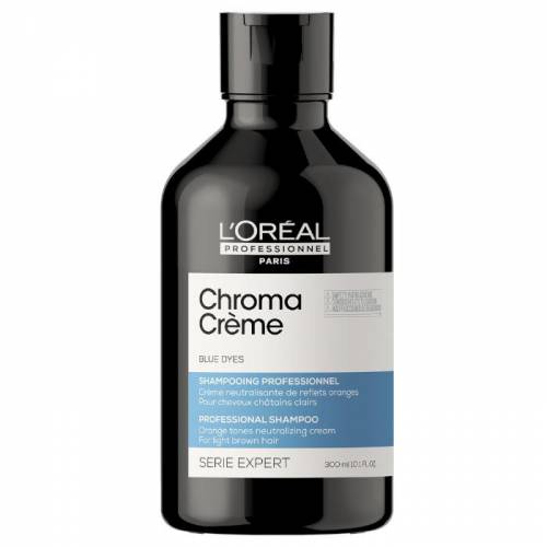 L'Oréal Professionnel Chroma Creme Blue Dyes Shampoo Raudonus atspalvius neutralizuojantis kreminis šampūnas (300ml)