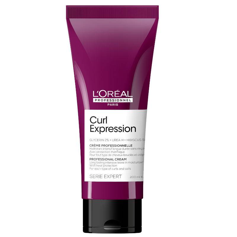 L'Oréal Professionnel Curl Expression Long Lasting Intensive Leave-In Moisturizer nenuplaunamas garbanotų plaukų kremas (200 ml)
