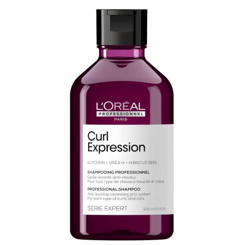 L'Oréal Professionnel Curl Expression Anti - buildup cleansing jelly shampoo valomasis garbanotų plaukų šampūnas (300 ml)