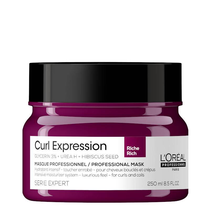 L'Oréal Professionnel Curl Expression Rich intensyvaus drėkinimo garbanotų plaukų kaukė (200 ml)