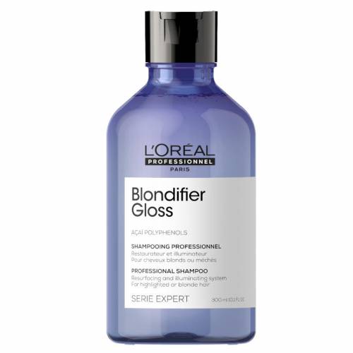 L'oreal Professionnel Blondifier Gloss žvilgesio suteikiantis šampūnas šviesiems plaukams (300 ml)