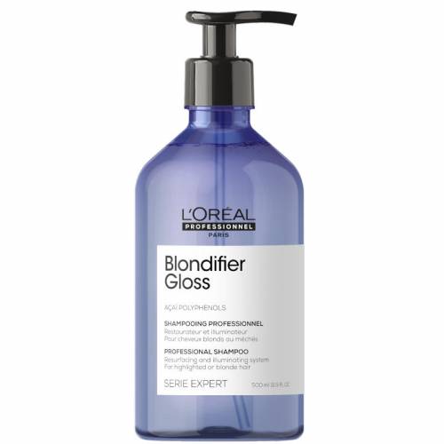 L'oreal Professionnel Blondifier Gloss žvilgesio suteikiantis šampūnas šviesiems plaukams (500 ml)