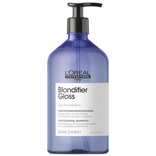 L'oreal Professionnel Blondifier Gloss žvilgesio suteikiantis šampūnas šviesiems plaukams (750 ml)