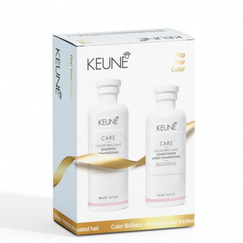Keune Care Color Brillianz šventinis rinkinys dažytų plaukų priežiūrai (300ml + 250 ml)